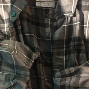 Cotton n co flannel stripe shirt. IMPORTED